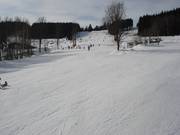 Piste ampie e facili sul versante posteriore