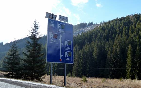Bassi Tatra: Accesso nei comprensori sciistici e parcheggio – Accesso, parcheggi Jasná Nízke Tatry - Chopok