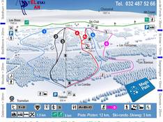 Mappa delle piste Tramelan