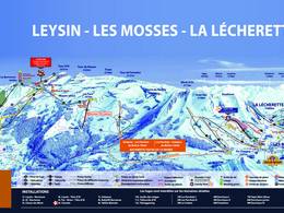 Mappa delle piste Leysin
