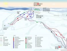 Mappa delle piste Oslo – Tryvann (Skimore)
