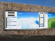 Mappa delle piste con informazioni