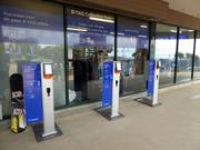 Stazioni di ritiro skipass ben tenute