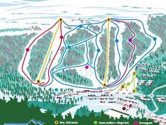 Mappa delle piste Hummelfjell