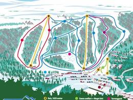 Mappa delle piste Hummelfjell