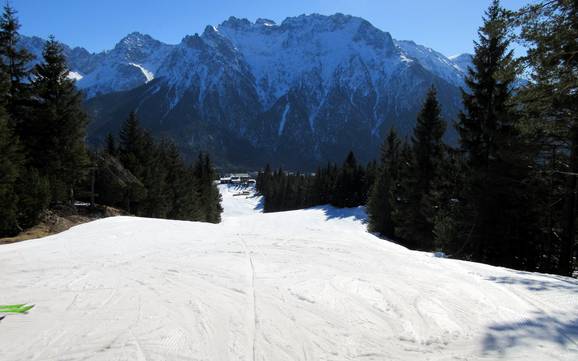 Comprensorio sciistico più grande nella Alpenwelt Karwendel – comprensorio sciistico Kranzberg - Mittenwald