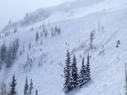 Ripide discese presso la seggiovia Milly Express