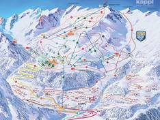 Mappa delle piste Kappl