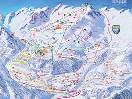 Mappa delle piste Kappl