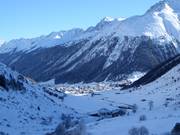 Centro di Galtür (ca. 2 km dall’area sciistica)