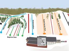 Mappa delle piste Hyland Hills