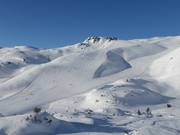 Vista sulla larga pista Kringsalm