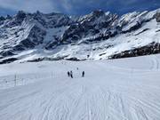 Facile discesa a valle verso Breuil-Cervinia