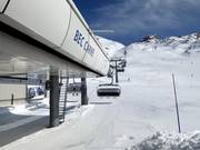 Bec Carré (Grand Plan-Colle Inferiore Cime Bianche) - 6pers.| Seggiovia ad alta velocità (ad agganciamento automatico) con cupole di protezione