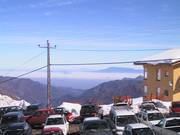 Parcheggi presso l’area sciistica La Parva