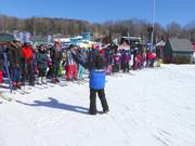 Quando c'è molta affluenza, gli ospiti vengono assistiti dal personale cordiale.