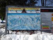 Mappa delle piste con stato operativo attuale