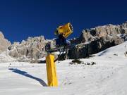 Cannone da neve nell’area sciistica Carezza