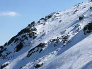 Pendii estremi non protetti presso la seggiovia Laleto 2