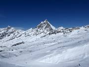 Vista sulle piste di Breuil-Cervinia
