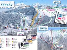 Mappa delle piste Le Semnoz