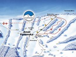Mappa delle piste Vurmovka