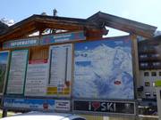 Mappa delle piste alla stazione a valle di Hintertux