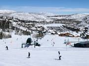 Piste facili presso la stazione a valle