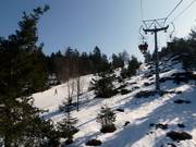 Salita con la seggiovia doppia al Silberberg