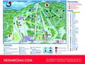 Mappa delle piste Garceau - Saint-Donat