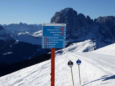 Sellaronda: Orientamento nei comprensori sciistici – Orientamento Val Gardena (Gröden)
