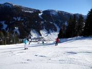 Discesa Roßkopf con vista su Zauchensee