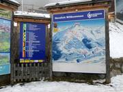 Tabellone informativo alla stazione a valle