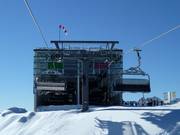 Kriegerhorn - 6pers.| Seggiovia ad alta velocità (ad agganc. autom.) con cupola di prot. e riscald. sedile
