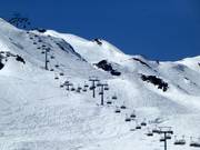 Tuxerjoch - 4pers.| Seggiovia ad alta velocità (ad agganc. autom.) con cupola di prot. e riscald. sedile
