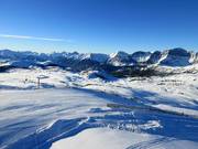 Vista sull'ampio comprensorio sciistico Sunshine Village