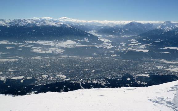 Maggior dislivello nei Monti del Karwendel – comprensorio sciistico Nordkette - Innsbruck