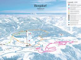Mappa delle piste Embach - Hörndl