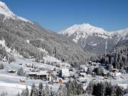 Vista sul paese di Gargellen