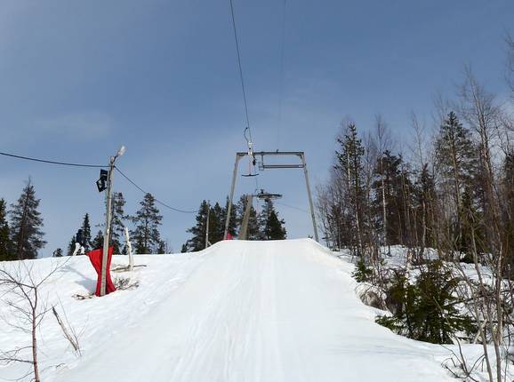 Vinkelliften - Skilift con T-bar/ancora