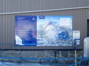 Mappa delle piste alla stazione a valle