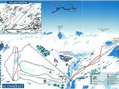 Mappa delle piste Le Chazelet