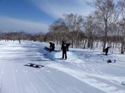 Lo snowpark viene preparato ogni giorno con grande attenzione ai dettagli.