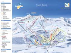 Mappa delle piste SuperBesse - Puy de Sancy