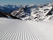 Preparazione delle piste di prima classe