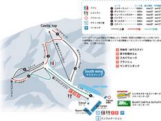 Mappa delle piste Ca et là Ski Resort Oze