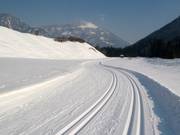 Pista da fondo a Waidring sotto la Steinplatte
