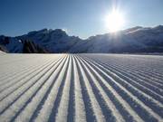 Perfetta preparazione delle piste nell’area sciistica Villars/Gryon/Les Diablerets