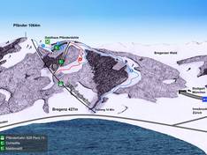 Mappa delle piste Pfänder - Bregenz