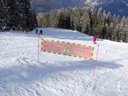 Accesso alla pista difficile Olimpia